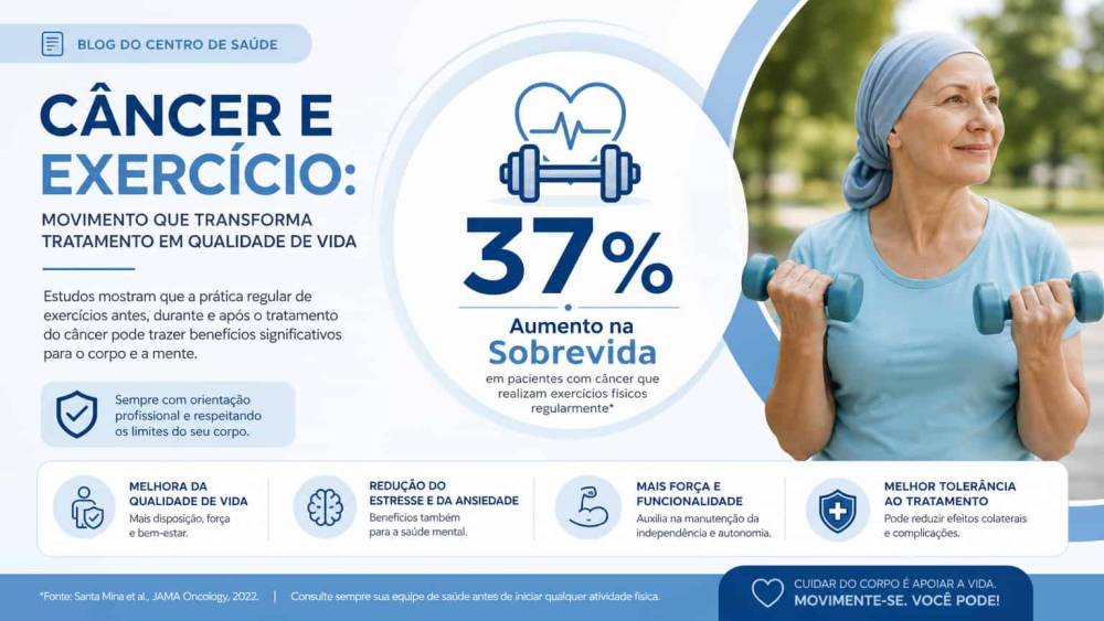 O Poder do Movimento: O que a Ciência de 2026 Revela sobre Musculação e Câncer